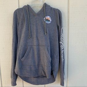Hollister Grey Pocket Logo Hoodie